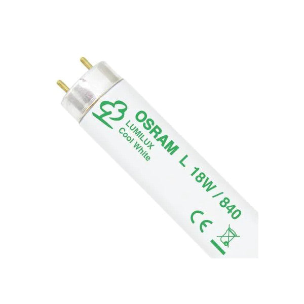 Високоефективна люмінесцентна лампа OSRAM FLUO LUMILUX 18W Cool White 840 G13 - 18W/21-840 G13