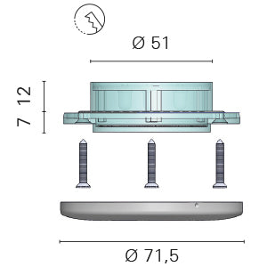 Foresti Suardi 5700 Pegasus LED-Außenleuchte 6200K