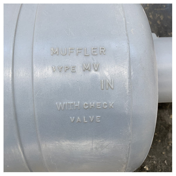 Muffler Marinho Vetus MV125 para Motores de Alta Capacidade 125 mm 