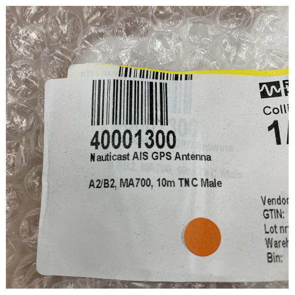 Антенна Nauticast MA700 AIS GPS з кабелем 10м TNC чоловічий 