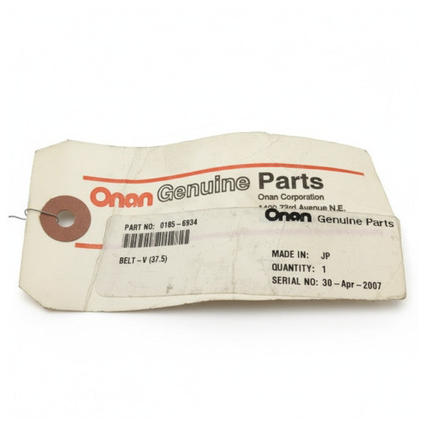 Onan 0185-6934 Engine V-Belt 9.5 x 950La