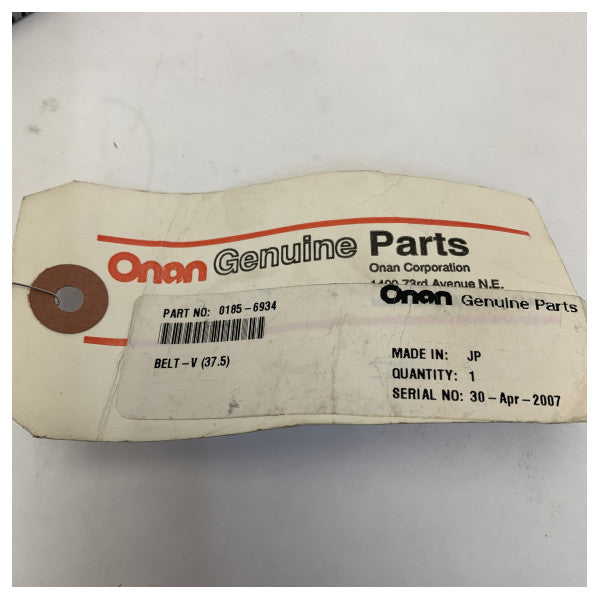 Onan 0185-6934 Engine V-Belt 9.5 x 950La