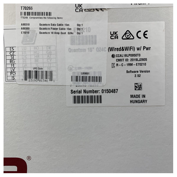 レイマリン クォンタム Q24C ワイヤレス CHIRP レーダー E70210 