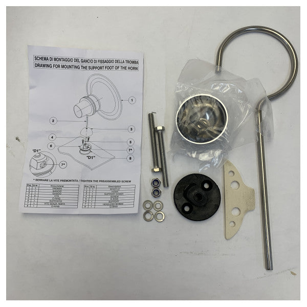 ماركو ب.دبليو 3-بي سي بوق هواء كروم 24 فولت 20/75م 