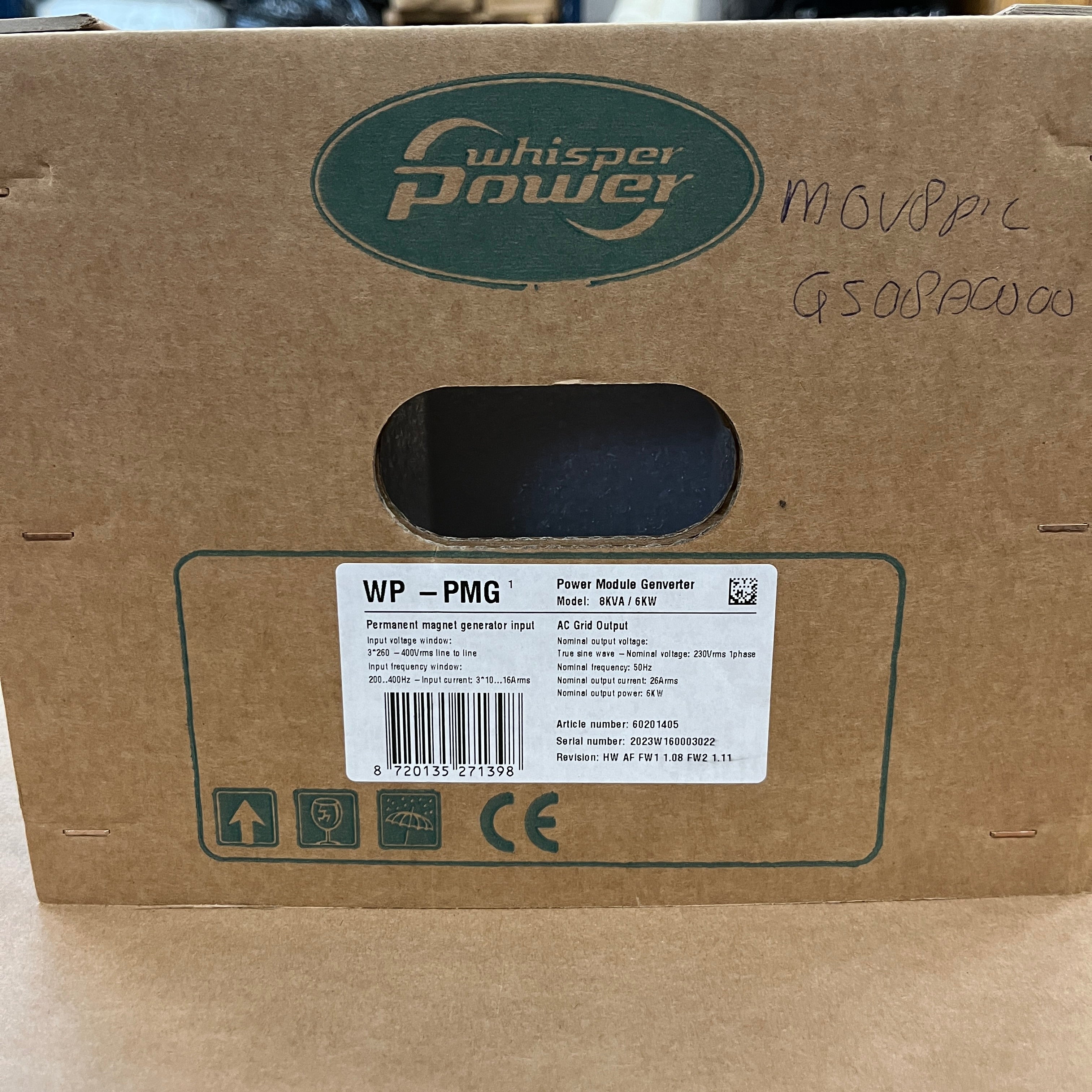 Generator Whisper Power Piccolo 8 8 kVA z silnikiem wysokoprężnym 230 V - 49005005