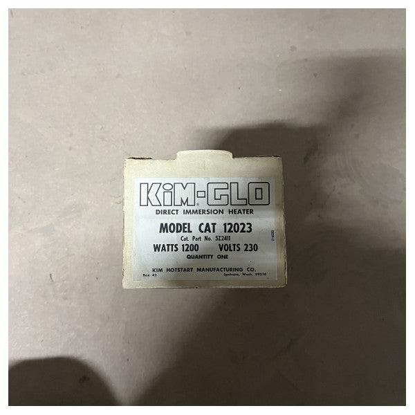 Kim Hotstart Suora upotuslämmitin 1200W 230V korroosionkestävä merivedenlämmitin 1200W 230V korroosionkestävä merivedenlämmitin