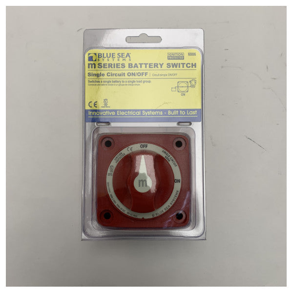 Główny wyłącznik akumulatora serii Blue Sea M jednoobwodowy ON/Off