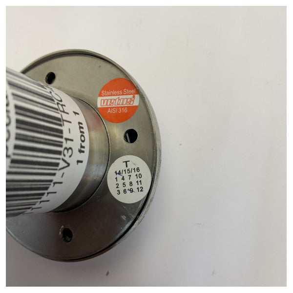 Vetus TRC40SV Transom Mount Motorudstødning i rustfrit stål - 40mm 