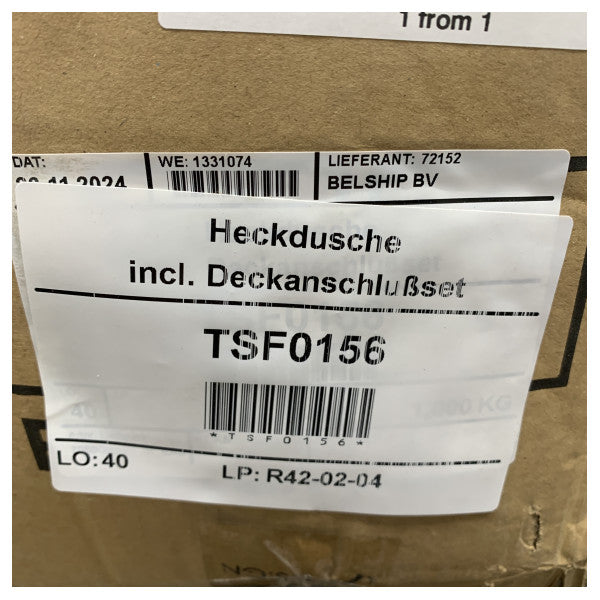 Chuveiro de Deck Exterior Removível em Aço Inoxidável Elka 7080GA 