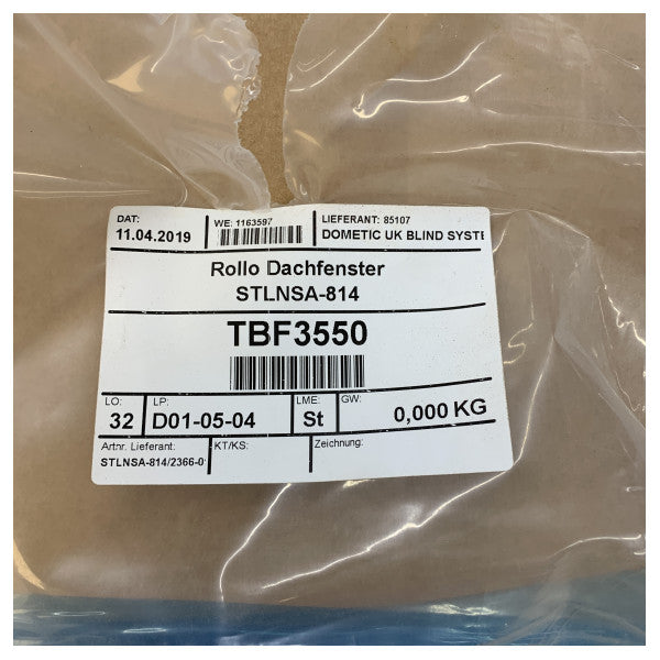 Dometic STLNSA-814 Marine Plissee 814 x 2366 mm - STLNSA-814/2366 