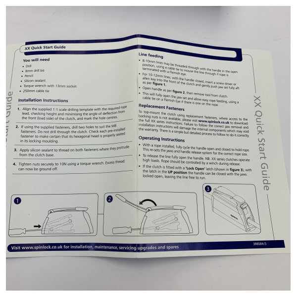 Spinlock XXB Alta Capacità PowerClutch Nero 8 a 12 mm - XXB0812/L 