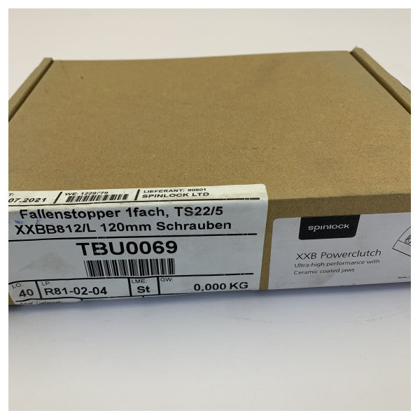 Spinlock XXB Alta Capacità PowerClutch Nero 8 a 12 mm - XXB0812/L 