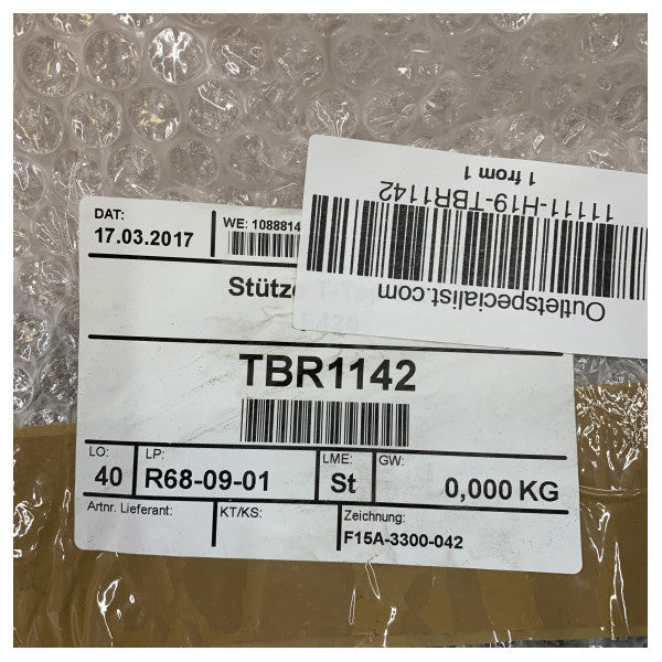 Supporto in acciaio inossidabile Fjord 42 Open T-Top lato di dritta - TBR1142 