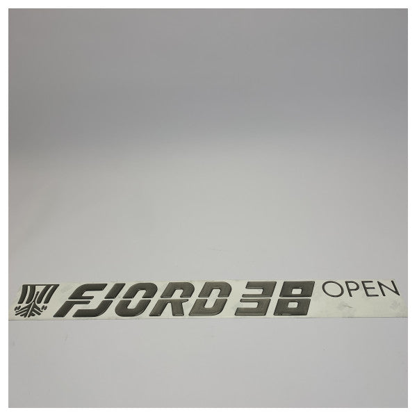 Fjord 38 Açık Gri Gövde Sticker'ı Logo ve Tip ile - TBZ1135 