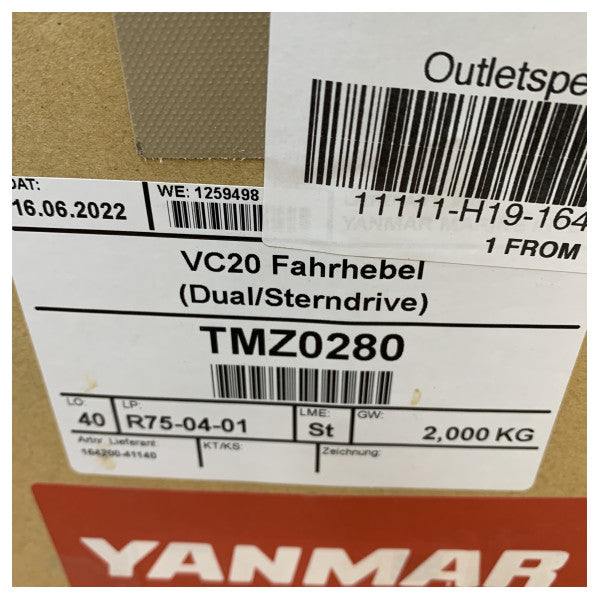 Yanmar VC20 Dual Engine s upravljačem Sterndrive - 164200-41140 