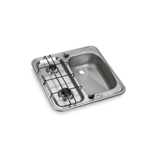 Dometic HS 2460R Inox Dual Hob u Sink - 9103301752 