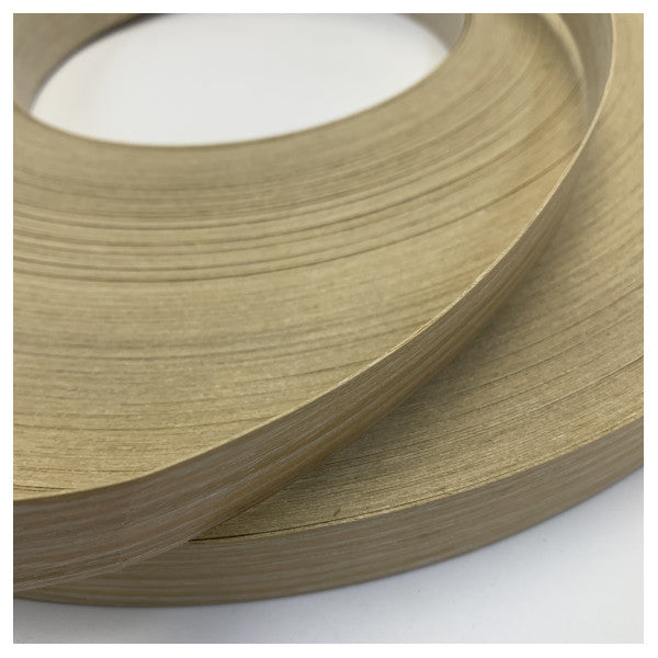 Meşe Kaplama Kenar 24mm x 0.5mm - Sıcak Erime Yapıştırıcısı Olmadan 