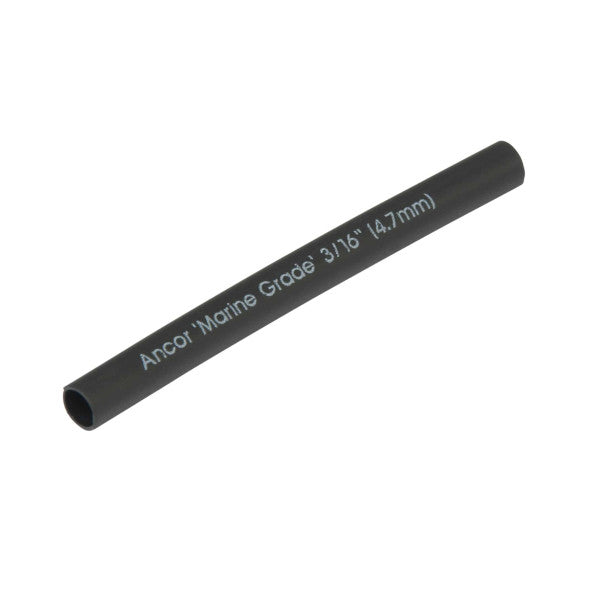 Ancor Marine Grade Adhesive Lined Heat Shrink Tubing 3/16 x 48 Black