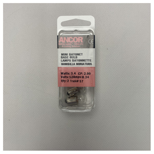 Ancor Marine grade electric light bulb 24A - 12V 3.4W - 520057