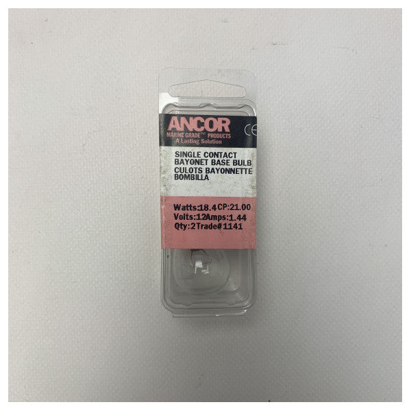 12V 18.4W Bajonett Marine LED-Lampen - Langlebige wasserdichte Bootsbeleuchtung, 2er-Pack