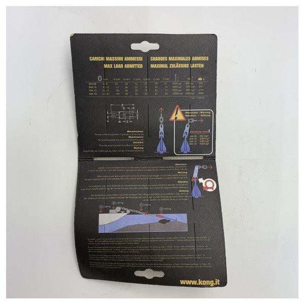 Kong 644.08 8 mm ankersvirvel | kædestik