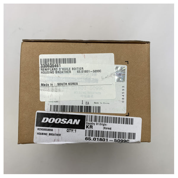 Doosan 65.01801-5099c Karter Respiración de plástico