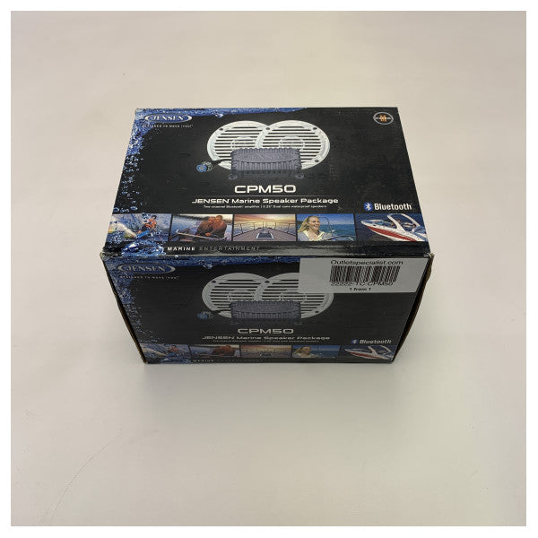 2-канален Bluetooth усилвател Jensen DPM50 с високоговорители