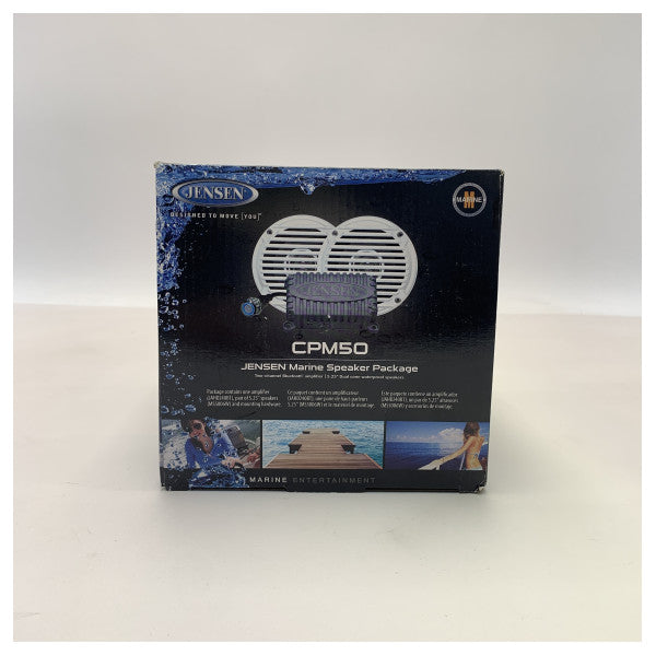 2-канален Bluetooth усилвател Jensen DPM50 с високоговорители