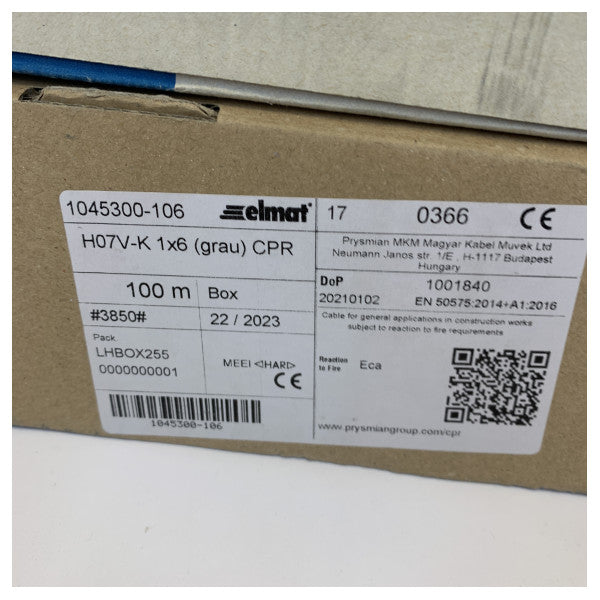 Klauke TEV0768 149 m marine elektrisk kabel til Hanse Yachts 130376 