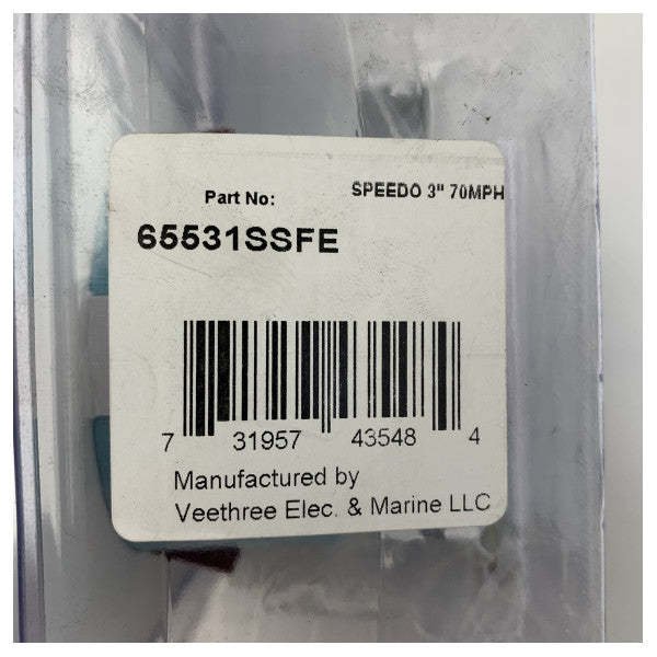 Veethree log 3 pulzier indikatur tal-veloċità 70 mph - 65531SSFE