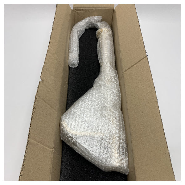 Elka Grayton polert rustfritt stål høy vask ensidig blandebatteri - 43300/A-01 