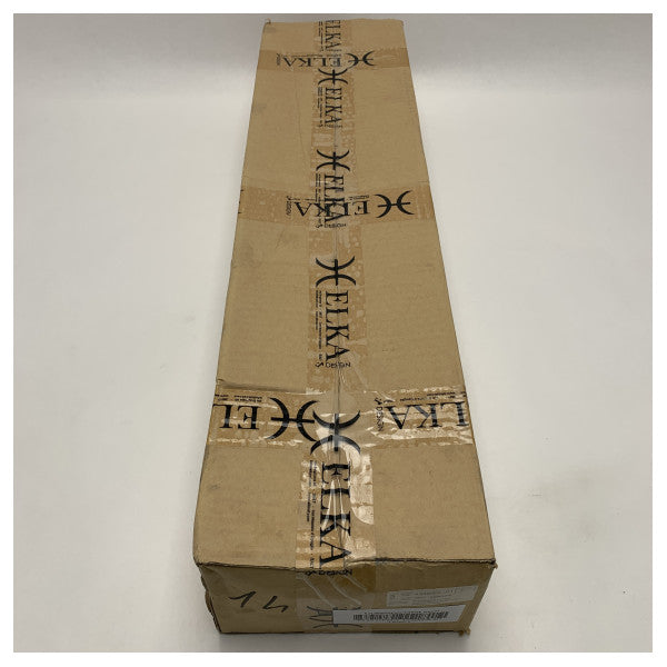 Elka Grayton polert rustfritt stål høy vask ensidig blandebatteri - 43300/A-01 