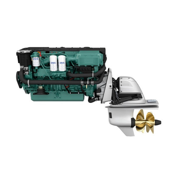 Volvo Penta D6-380 380 HP Twin Engine Kit Diesel Inboard with Sterndrives 