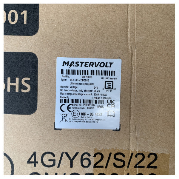 Mastervolt MLI Ultra Lithium Batterie 24V/6000 6 kWh - 66026000