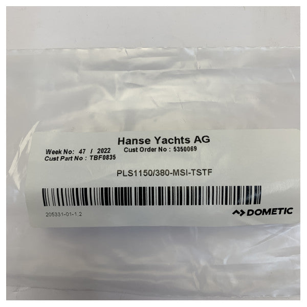 Dometic プリーツシェード PLS 1150/380-MSI-TSTF ロールカーテン 1150 x 380 mm 