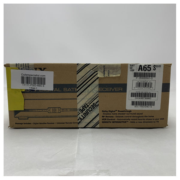 Sony SAT-A65 Digitaalinen satelliittivastaanotin - Kompakti, luotettava merenkulun satelliitti-tv-vastaanotin Dolby Digital Passthrough -ominaisuudella.