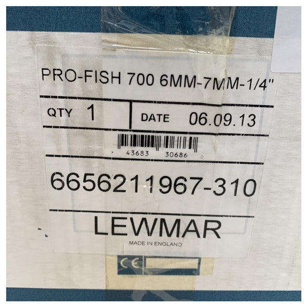 Lewmar Pro-Fish 700W elektrische ankerlier 12V |  6/7 mm - 6656211967-310