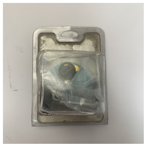 Манометр Teleflex 67180E білого кольору з індикацією тиску масла від 0 до 80 PSI