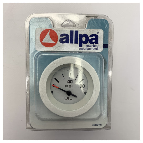 Teleflex Johnson Evinrude Huile Pressure Indicator Afficher blanc - 67740p