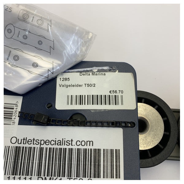 Spinlock T50-2 Organizator palube - Organizator užeta za 2 diska 50mm 