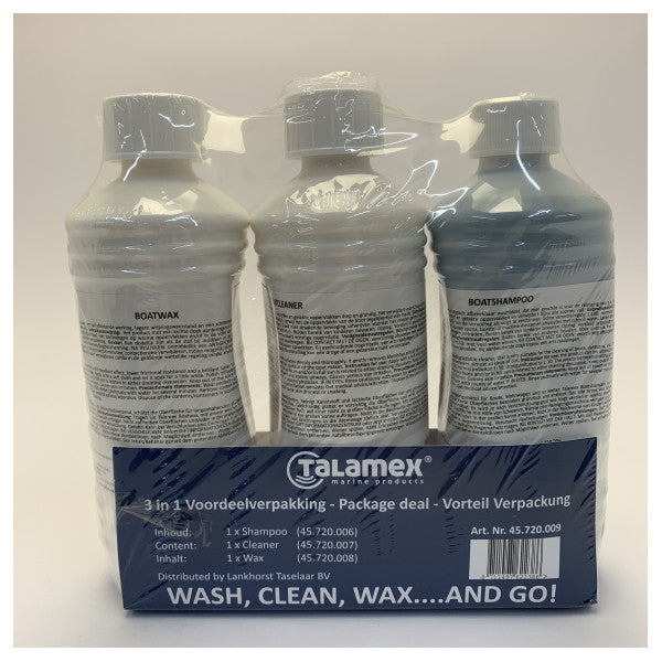 Zestaw do czyszczenia i polerowania łodzi Talamex - 45-720-009 
