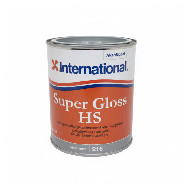 Международна супер гланцова морска боя - IN-SUPGL216 - Мъгливо сиво 