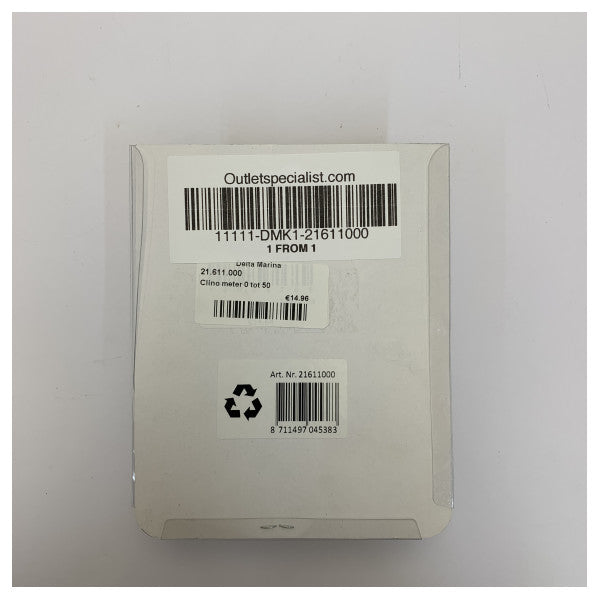 タラメックスクリノメーター - ボートとヨット用の傾斜計 - 21611000 