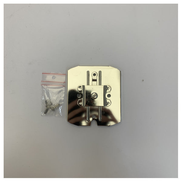Aqua Signal 12240020 Series 43 Mounting Plate for Navigation Light Stainless Steel