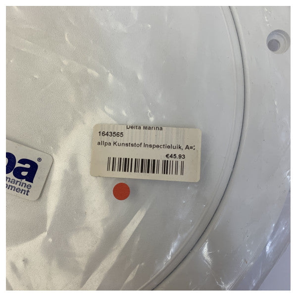 Allpa White Inspection Hatch D315 mm Plastik - 1643565 