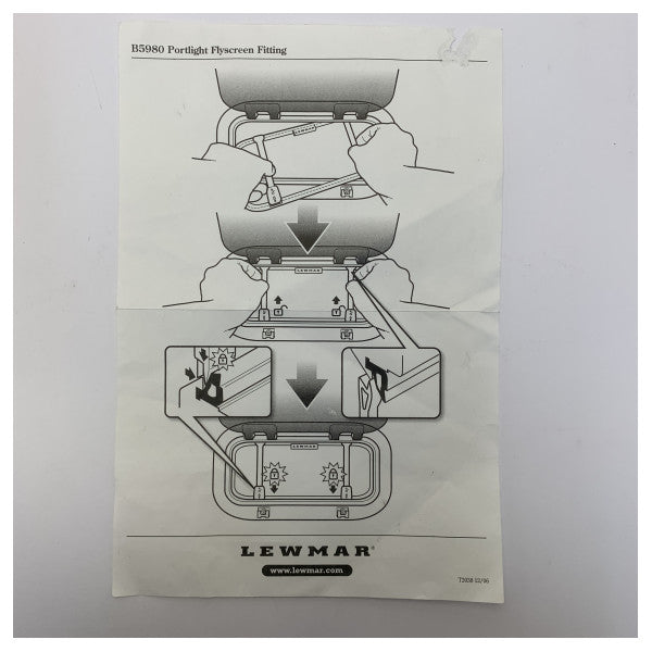 Allpa бяла инспекционна врата 375 x 375 мм - 17900097 