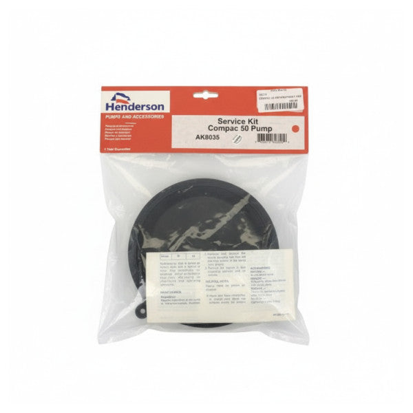 Kit di riparazione Henderson AK8035 Whale Pump Compatto 50 