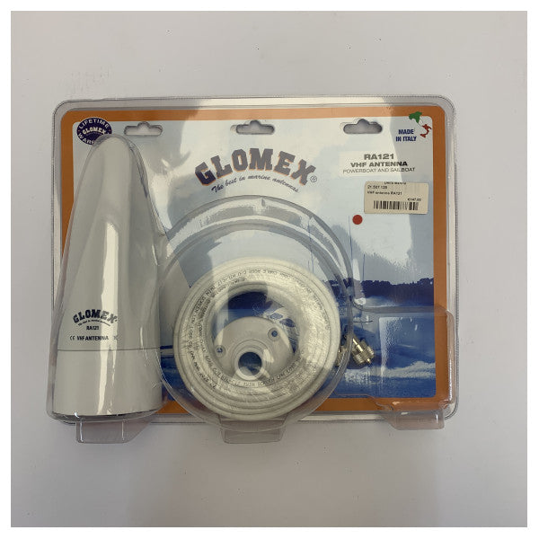 Glomex RA121 Marine VHF Antenne Enhet Hvit 