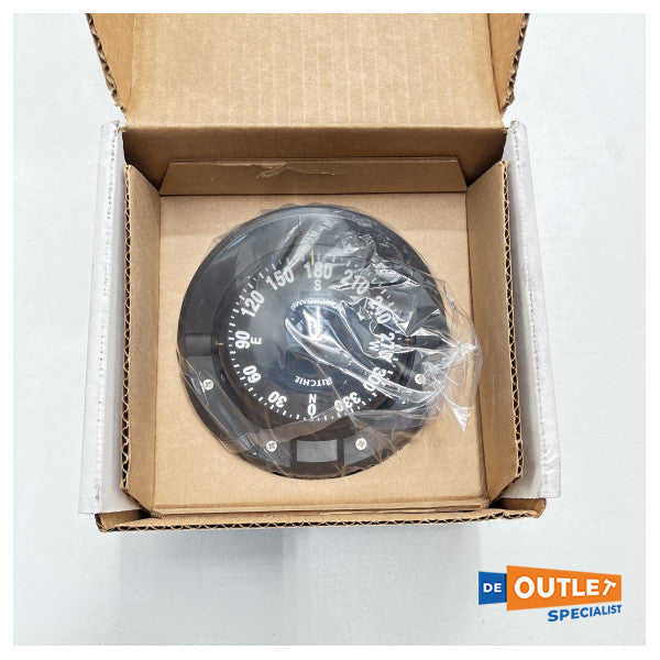 Ritchie Helmsman HF-72 Flush Mount Compass Black