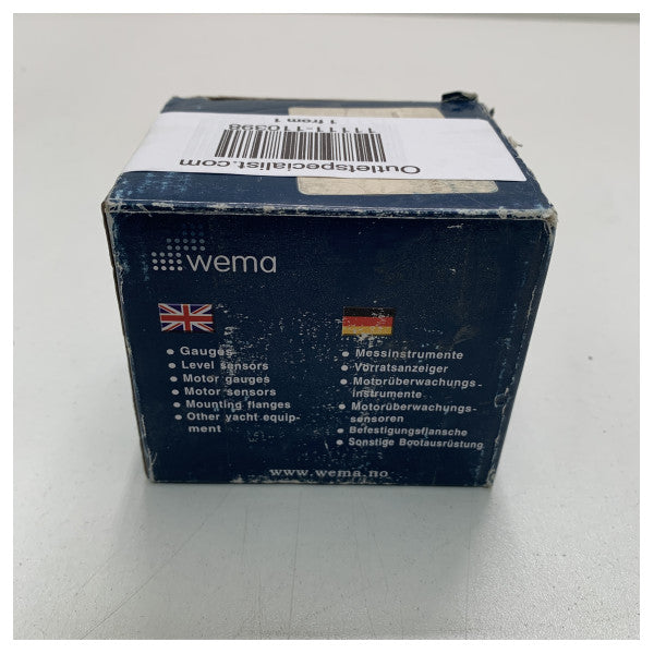 Wema niveauindikator til spildevandstank, sort 12/24V - 110398